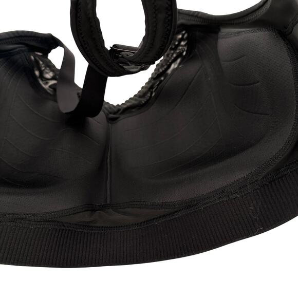 Adore Me Brylee High Support Black Sports Bra Size 40DDD New - Picture 5 of 6